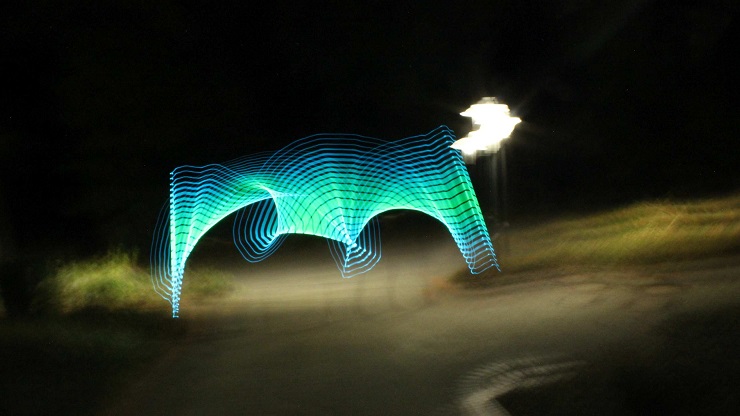 Lightpainting Motiv