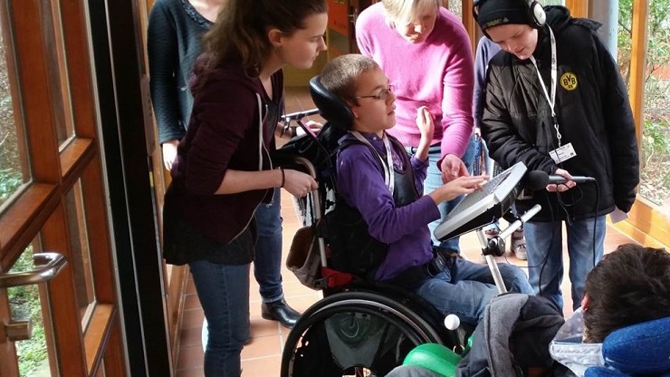 Teilnehmende der Radio AG der Schule am Marsbruch