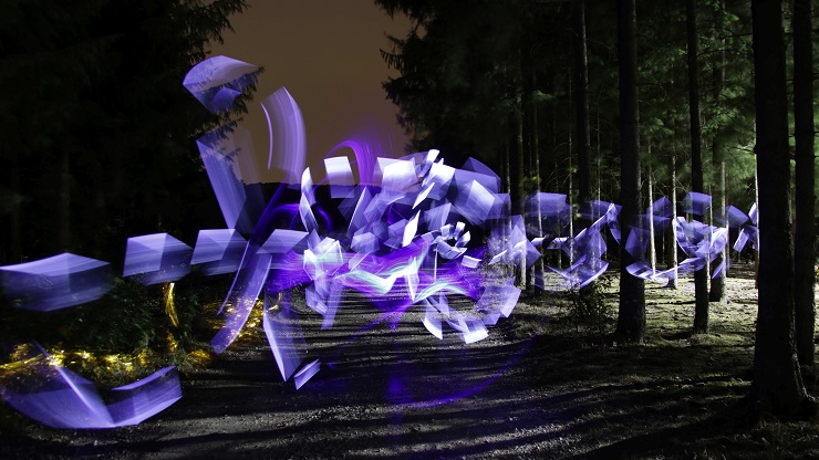 Lightpainting-Motiv