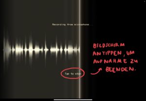 Eigene Audioaufnahme mit PhonoPaper erstellen