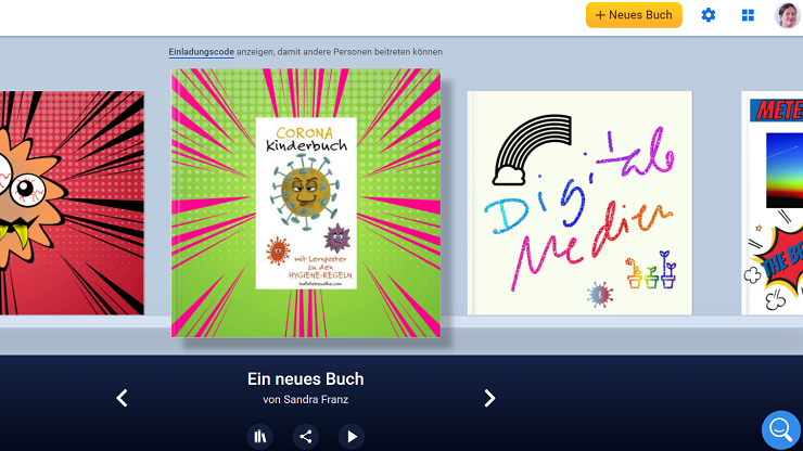 Screenshot Book Creator Bibliothek