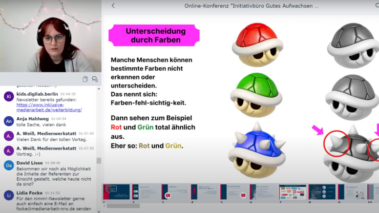 Input von Karolina Albrich über das Projekt Gaming ohne Grenzen