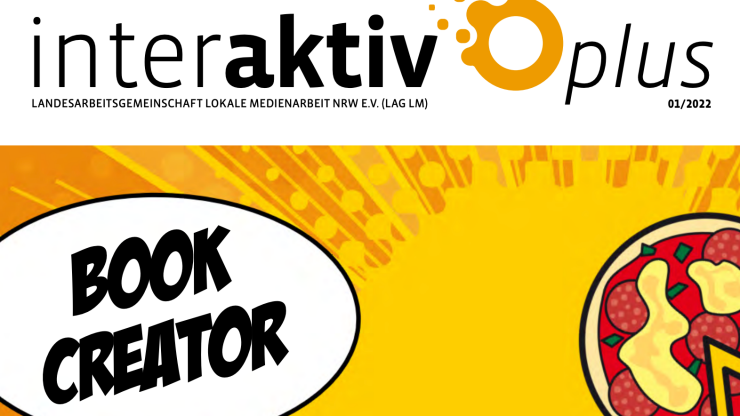 Cover der interaktiv plus - Book Creator im inklusiven Einsatz